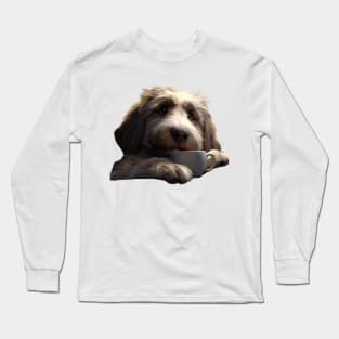 Cozy Canine Morning Brew Long Sleeve T-Shirt